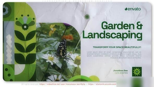 Videohive Landscaping & Gardening Services Openers template preview