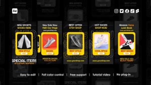 Videohive Commerce Instagram Stories 48421031 Product Promo template preview