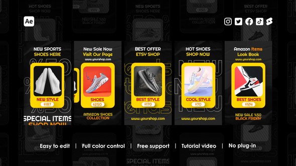 Videohive Commerce Instagram Stories 48421031 Product Promo template preview