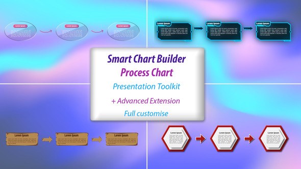 Videohive Smart process chart builder | Presentation toolkit Infographics template preview