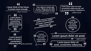 Videohive Quotes Title Pack_01 Elements template preview