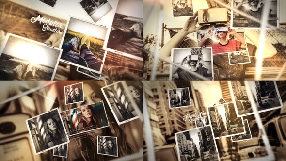 Videohive Memories Parallax Slideshow Video Displays template preview