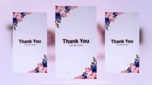Videohive Vertical Romantic Spring 60307926 Video Displays template preview