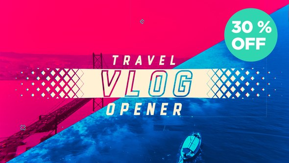 Videohive Travel Vlog Opener Openers template preview