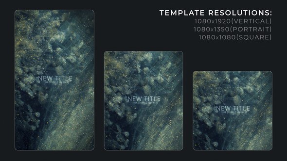 Videohive The Galaxy Ink Vertical Movie Trailer Openers template preview