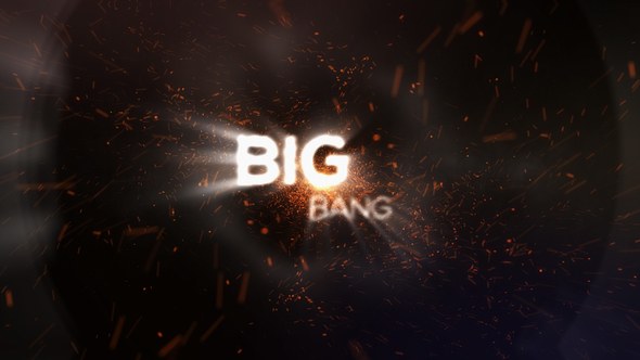Videohive Big Bang Particle Logo Reveal Logo Stings template preview