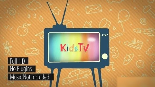 Videohive Kids TV Cartoon Opener Openers template preview