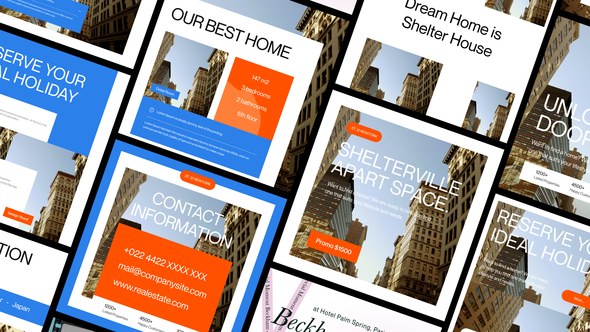 Videohive Real Estate Instagram Post 51235830 Product Promo template preview