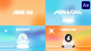 Videohive Hologram Creative Logo for After Effects Logo Stings template preview