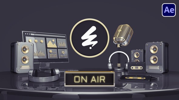 Videohive Podcast Intro 55997964 Logo Stings template preview