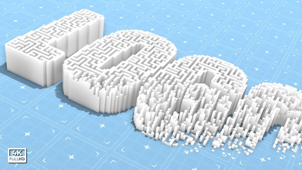 Maze Maker Element 3D Video Displays template preview