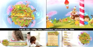 Kids TV Show Pack Video Displays template preview