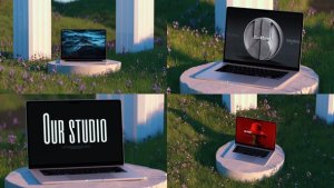 Videohive Nature Laptop Mockup Product Promo template preview
