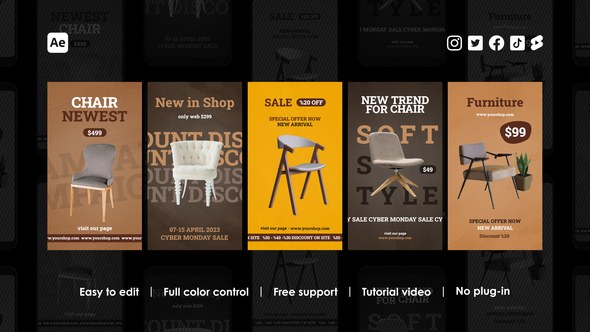 Videohive Instagram Stories 45536952 Product Promo template preview