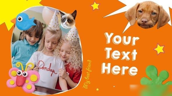 Videohive Funky Celebration Birthday Slideshow