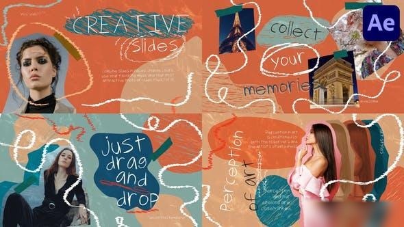 Videohive Creative Scribble Scenes for After Effects Openers template preview