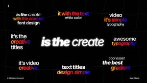 Videohive Text Animation | After Effects 59655293 Titles template preview