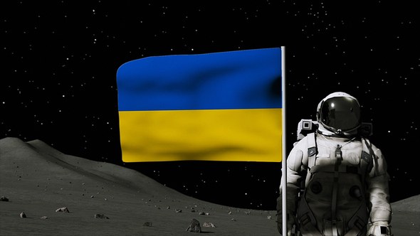 Videohive Moon Flag Logo Logo Stings template preview