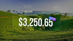 Videohive Liquid Animated Counters Logo Stings template preview