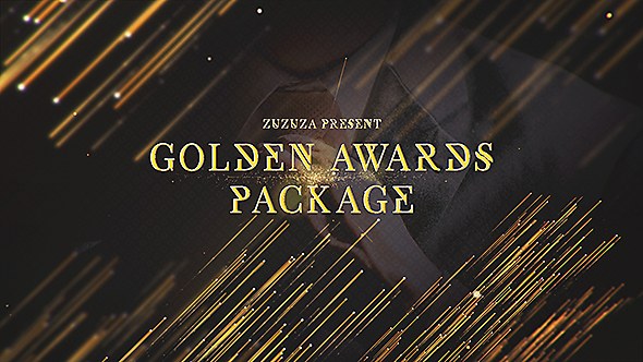 Golden Awards Package Video Displays template preview