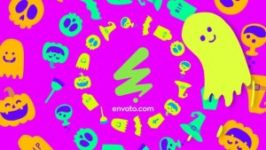 Videohive Cartoon Ghost Logo Logo Stings template preview