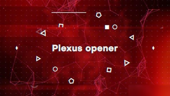 Videohive Plexus Opener 22700383 Openers template preview