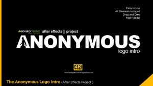 Videohive The Anonymous Logo Logo Stings template preview