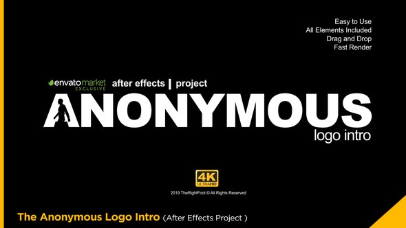 Videohive The Anonymous Logo Logo Stings template preview