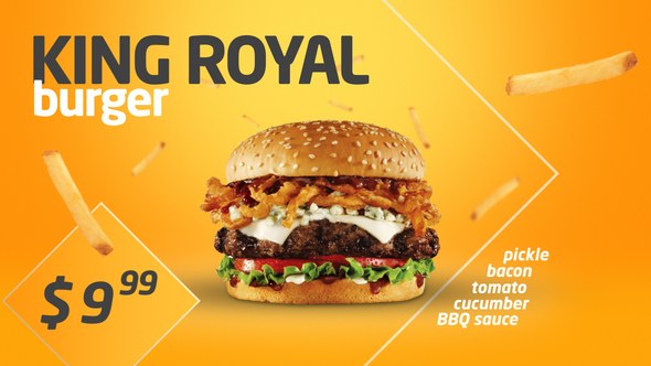 Videohive Food Menu Promo 23750108 Product Promo template preview