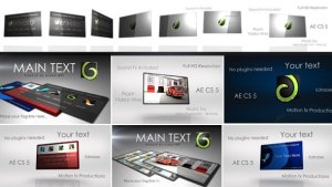 Commercialized Elements Season Video Displays template preview