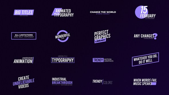 Videohive Titles 36313352 Titles template preview