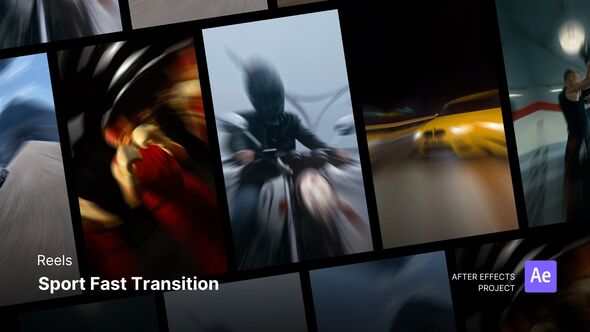 Videohive Reels - Sport Fast Transition After Effects Project Files Product Promo template preview