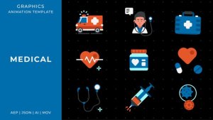 Videohive Medical graphic animation template | After Effects Elements template preview