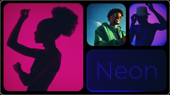 Videohive Multiscreen Opener with Neon Effect Openers template preview