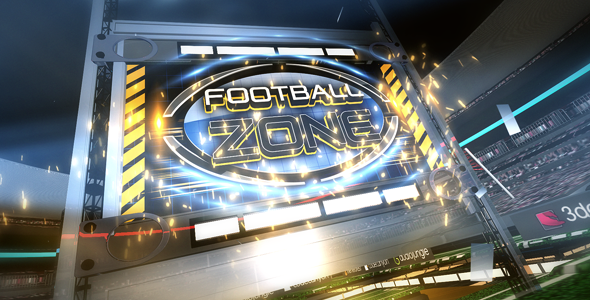 Football Zone Broadcast Pack Video Displays template preview