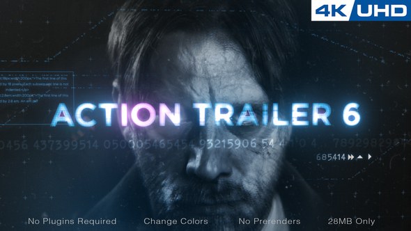 Videohive Action Trailer 06 Video Displays template preview