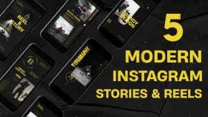 Modern Instagram Stories Openers template preview