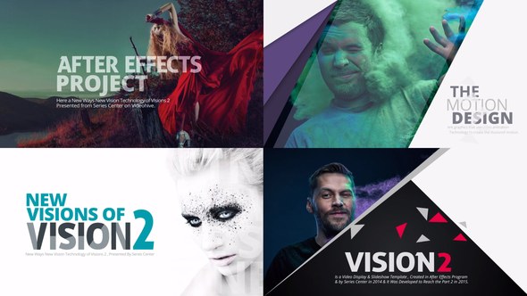 Videohive VISION 2 | Slideshow & Motion Title Video Displays template preview