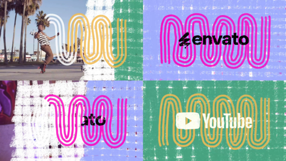 Videohive Snake Line Logo Transitions Logo Stings template preview