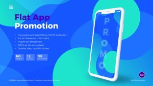 Videohive Flat App Promo 23059921 Product Promo template preview