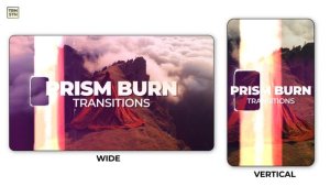 Videohive Prizm Burn Transitions Elements template preview