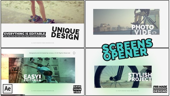 Videohive Screens Opener Openers template preview