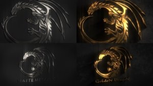Metal Logo Video Displays template preview