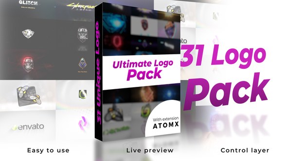 Videohive Ultimate Logo Reveal Pack Logo Stings template preview