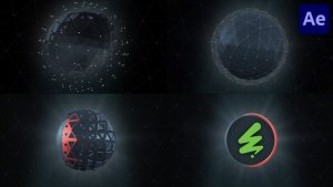 Videohive HiTech Futuristic Ball for After Effects 56092971 Logo Stings template preview