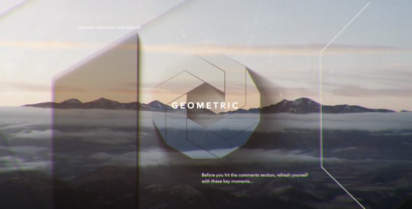 Videohive Simple Shapes Opener Openers template preview
