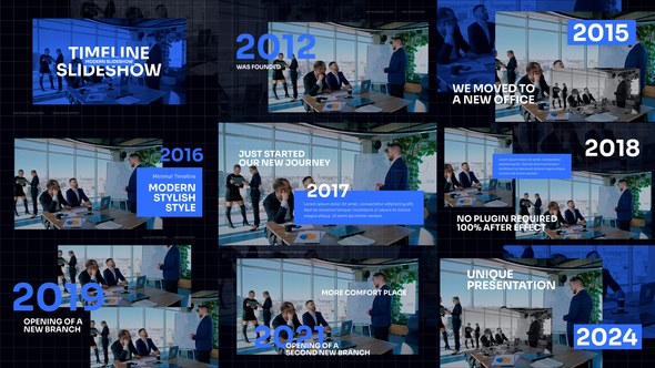 Videohive Timeline Slideshow 50698731 Video Displays template preview
