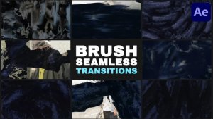Videohive Hand-Made Brush Transitions And Overlays for After Effects Elements template preview