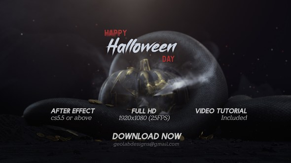 Videohive Halloween Day Openers template preview