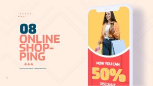 Online Shopping Storie Premiere Pro template preview